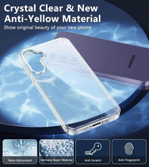 Galaxy A35 5G Shockproof Protective Slim Silicone Clear FNTCASE