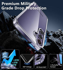 Galaxy A35 5G Shockproof Protective Slim Silicone Clear FNTCASE