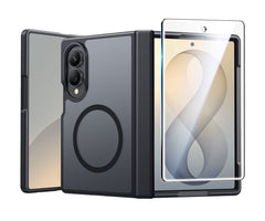 Samsung Galaxy Z Fold 8 with Hinge Protection Translucent MagSafe Matte Case Military Grade Shockproof Protective Phone Cover