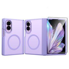 Samsung Galaxy Z Fold 8 with Hinge Protection Translucent MagSafe Matte Case Military Grade Shockproof Protective Phone Cover