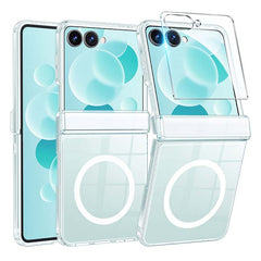 Samsung Z Flip 8 Clear Case: Magnetic Charging Shockproof Magsafe Support