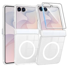 Samsung Z Flip 8 Clear Case: Magnetic Charging Shockproof Magsafe Support