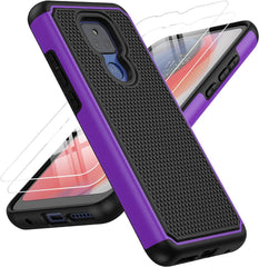 Moto G Play 2021 6.5inch Military Grade Bumper Rugged Cover with Textured Back - FNTCASE OFFICIAL